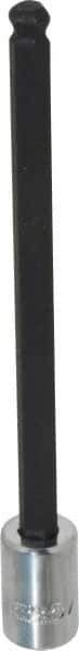 Proto - 3/8" Drive, 5/16" Hex Bit Socket - 6-3/32" OAL, 5" Bit Length, Long Ball End Hex Bit Socket - Apex Tool & Supply