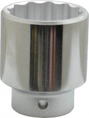 Proto - 3/8" Drive, Standard Hand Socket - 12 Points, 2-1/8" OAL, Chrome Finish - Apex Tool & Supply