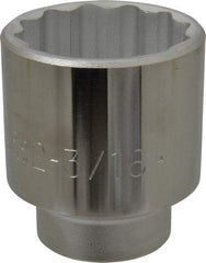 Proto - 2-3/16", 3/4" Drive, Standard Hand Socket - 12 Points, 3-9/32" OAL, Chrome Finish - Apex Tool & Supply