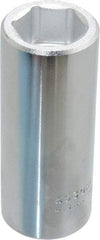 Proto - 15/16", 3/4" Drive, Deep Hand Socket - 6 Points, 3-1/2" OAL, Chrome Finish - Apex Tool & Supply