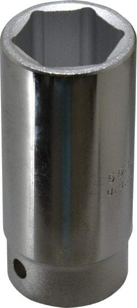Proto - 1-1/8", 3/4" Drive, Deep Hand Socket - 6 Points, 3-1/2" OAL - Apex Tool & Supply