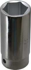 Proto - 1-1/8", 3/4" Drive, Deep Hand Socket - 6 Points, 3-1/2" OAL - Apex Tool & Supply