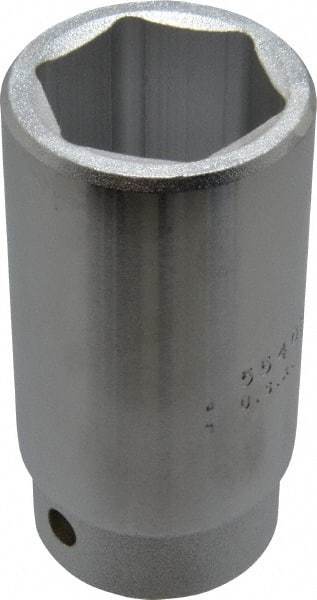 Proto - 1-1/4", 3/4" Drive, Deep Hand Socket - 6 Points, 3-1/2" OAL - Apex Tool & Supply