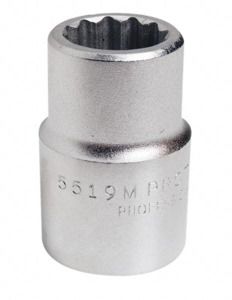 Proto - 3/4" Drive, Standard Hand Socket - 12 Points, 2-7/32" OAL, Chrome Finish - Apex Tool & Supply