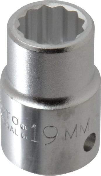 Proto - 3/4" Drive, Standard Hand Socket - 12 Points, 2" OAL, Chrome Finish - Apex Tool & Supply