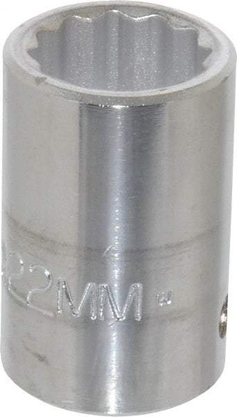 Proto - 3/4" Drive, Standard Hand Socket - 12 Points, 2" OAL, Chrome Finish - Apex Tool & Supply