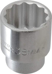 Proto - 3/4" Drive, Standard Hand Socket - 12 Points, 2-13/32" OAL, Chrome Finish - Apex Tool & Supply