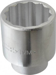 Proto - 3/4" Drive, Standard Hand Socket - 12 Points, 3-9/32" OAL, Chrome Finish - Apex Tool & Supply
