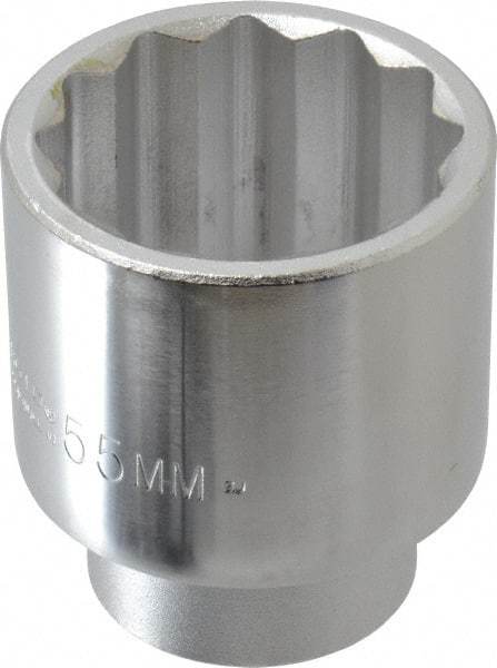 Proto - 2-1/16", 3/4" Drive, Standard Hand Socket - 12 Points, 3-5/32" OAL, Chrome Finish - Apex Tool & Supply