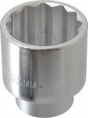 Proto - 2-1/16", 3/4" Drive, Standard Hand Socket - 12 Points, 3-5/32" OAL, Chrome Finish - Apex Tool & Supply