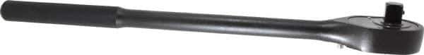 Proto - 3/4" Drive Pear Head Standard Ratchet - Black Oxide Finish, 20" OAL, 24 Gear Teeth, Standard Knurled Handle, Standard Head - Apex Tool & Supply