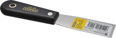 Stanley - 1-1/4" Wide Steel Putty Knife - Flexible, Nylon Handle, 7-1/2" OAL - Apex Tool & Supply