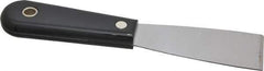 Stanley - 1-1/2" Wide Steel Putty Knife - Stiff, Nylon Handle, 7-1/2" OAL - Apex Tool & Supply