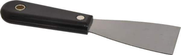 Stanley - 2" Wide Steel Putty Knife - Stiff, Nylon Handle, 7-1/2" OAL - Apex Tool & Supply