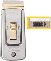 Stanley - 1-Edge Scraper - 1-1/2" Blade Width x 1-1/2" Blade Length - Apex Tool & Supply