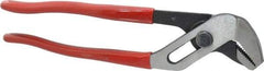 Proto - 7-1/16" OAL, 1-1/8" Max Capacity, 5 Position Gooseneck Tongue & Groove Pliers - Standard Straight Jaws, Standard Head, Plastisol Handles - Apex Tool & Supply
