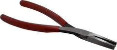 Proto - 7-25/32" OAL, 1-9/16" Jaw Length x 17/32" Jaw Width, Long Nose Duckbill Pliers - Serrated Jaw, Standard Head, Plastisol Handles - Apex Tool & Supply
