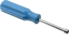 Proto - 6mm Solid Shaft Nutdriver - Plastic Handle, 6-3/4" OAL - Apex Tool & Supply