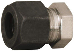 Parker - 1/16" OD, Stainless Steel End Cap - 5/16" Hex, Comp Ends - Apex Tool & Supply