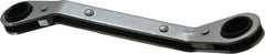 Proto - 1/2" x 9/16" 12 Point Reversible Ratcheting Offset Box Wrench - Double End, 6-1/2" OAL, Steel, 25° Offset - Apex Tool & Supply
