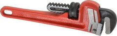 Proto - 6" Steel Straight Pipe Wrench - 3/4" Pipe Capacity - Apex Tool & Supply