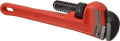 Proto - 10" Steel Straight Pipe Wrench - 1-1/2" Pipe Capacity - Apex Tool & Supply