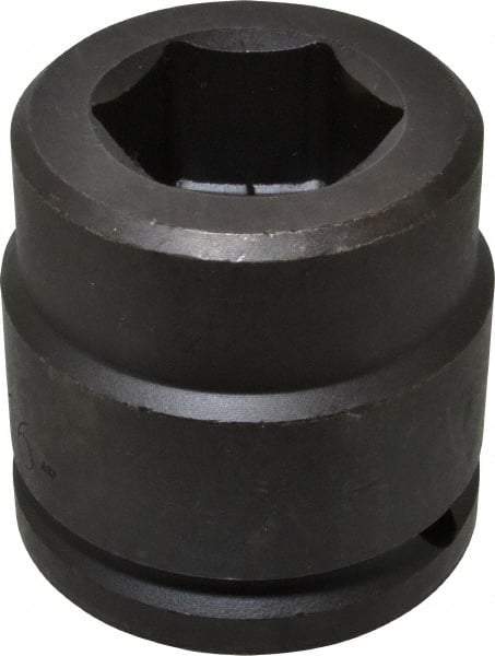 Proto - 1-1/2" Drive 1-11/16" Standard Impact Socket - 6 Points, 3-15/64" OAL - Apex Tool & Supply