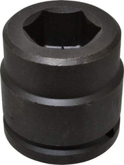 Proto - 1-1/2" Drive 1-11/16" Standard Impact Socket - 6 Points, 3-15/64" OAL - Apex Tool & Supply