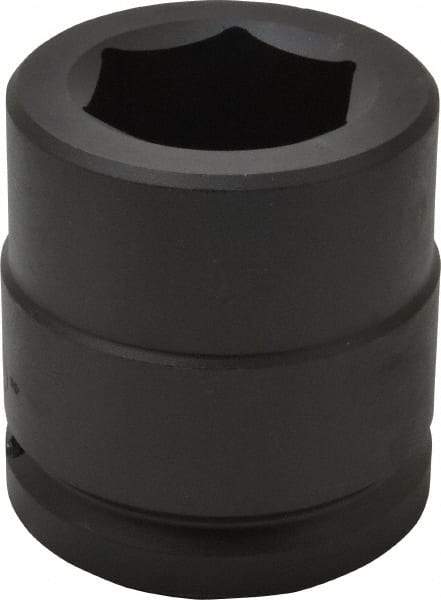 Proto - 1-1/2" Drive 1-13/16" Standard Impact Socket - 6 Points, 3-11/32" OAL - Apex Tool & Supply