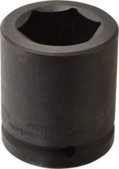 Proto - 1-1/2" Drive 2" Standard Impact Socket - 6 Points, 3-5/8" OAL - Apex Tool & Supply