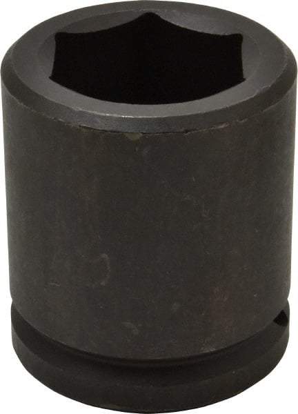 Proto - 1-1/2" Drive 2-1/16" Standard Impact Socket - 6 Points, 3-5/8" OAL - Apex Tool & Supply