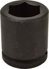 Proto - 1-1/2" Drive 2-1/16" Standard Impact Socket - 6 Points, 3-5/8" OAL - Apex Tool & Supply