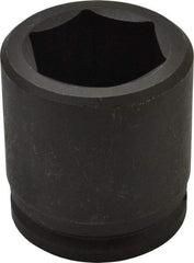 Proto - 1-1/2" Drive 2-1/2" Standard Impact Socket - 6 Points, 4" OAL - Apex Tool & Supply