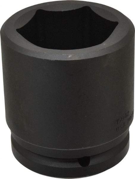 Proto - 1-1/2" Drive 2-5/8" Standard Impact Socket - 6 Points, 4-1/8" OAL - Apex Tool & Supply