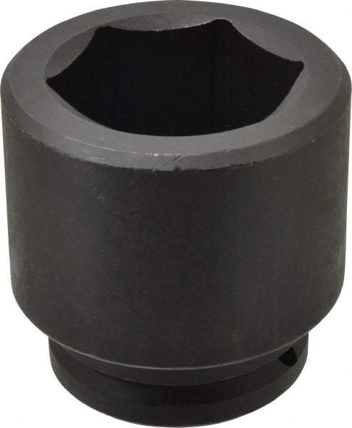 Proto - 1-1/2" Drive 3" Standard Impact Socket - 6 Points, 4-1/2" OAL - Apex Tool & Supply