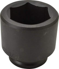 Proto - 1-1/2" Drive 3-1/4" Standard Impact Socket - 6 Points, 4-23/32" OAL - Apex Tool & Supply