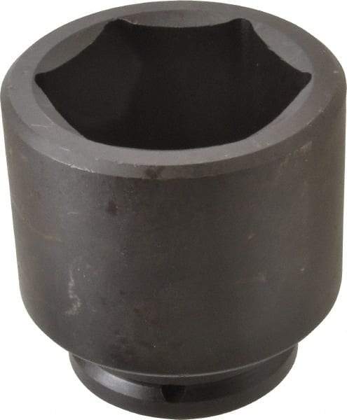 Proto - 1-1/2" Drive 3-1/2" Standard Impact Socket - 6 Points, 4-31/32" OAL - Apex Tool & Supply