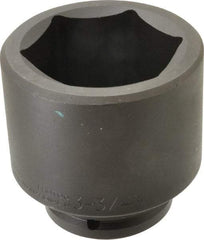 Proto - 1-1/2" Drive 3-3/4" Standard Impact Socket - 6 Points, 5" OAL - Apex Tool & Supply