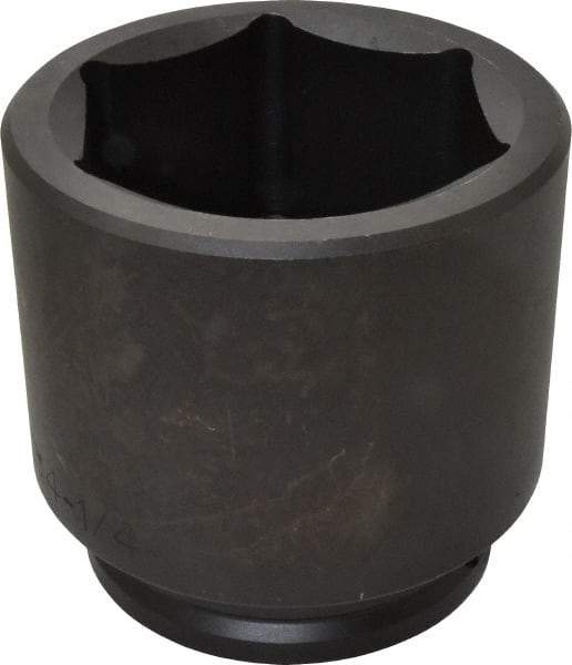 Proto - 1-1/2" Drive 4-1/4" Standard Impact Socket - 6 Points, 5-3/4" OAL - Apex Tool & Supply