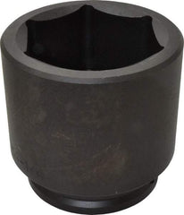 Proto - 1-1/2" Drive 4-1/4" Standard Impact Socket - 6 Points, 5-3/4" OAL - Apex Tool & Supply