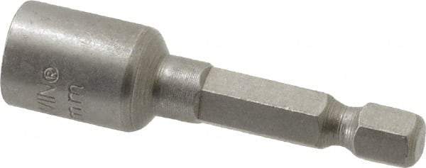 Irwin - 15/64" Magnetic Nutsetter - 1/4" Hex Drive, 1-11/16" OAL, 1/2" Socket Nose Diam - Apex Tool & Supply