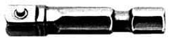 Irwin - 3/8" Square Size Hex to Square Adapter - 1/4" Hex Drive, 4" OAL - Apex Tool & Supply