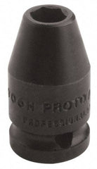 Proto - 1/4" Drive 9/32" Standard Impact Socket - 6 Points, 7/8" OAL - Apex Tool & Supply