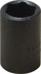 Proto - 1/4" Drive 3/8" Standard Impact Socket - 6 Points, 7/8" OAL - Apex Tool & Supply