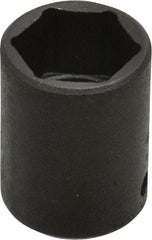Proto - 1/4" Drive 1/2" Standard Impact Socket - 6 Points, 7/8" OAL - Apex Tool & Supply