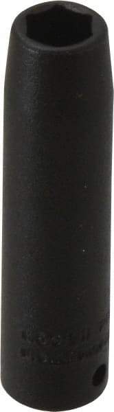 Proto - 1/4" Drive 9/32" Deep Impact Socket - 6 Points, 2" OAL - Apex Tool & Supply