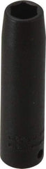 Proto - 1/4" Drive 9/32" Deep Impact Socket - 6 Points, 2" OAL - Apex Tool & Supply