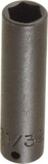 Proto - 1/4" Drive 11/32" Deep Impact Socket - 6 Points, 2" OAL - Apex Tool & Supply