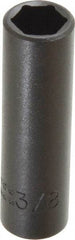 Proto - 1/4" Drive 3/8" Deep Impact Socket - 6 Points, 2" OAL - Apex Tool & Supply