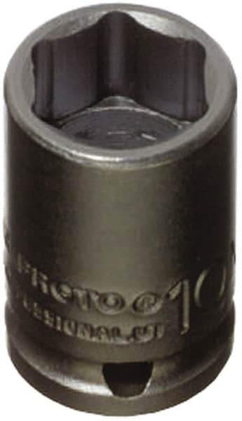 Proto - 1/4" Drive 4mm Standard Impact Socket - 6 Points, 7/8" OAL - Apex Tool & Supply